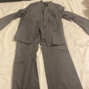 Banana Republic gray pantsuit